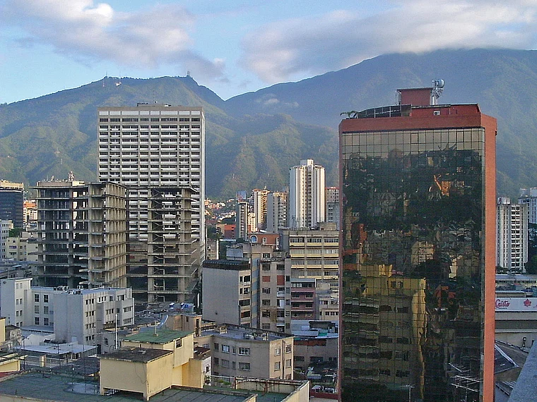 Venezuela Caracas Skyline nah