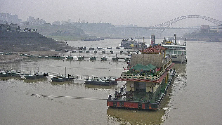 Jangtsekiang Chongqing Frachtschiffe