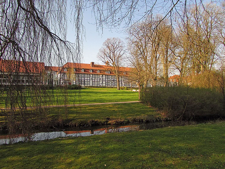 Horn-Bad Meinberg Kurpark Fachwerkhäuser