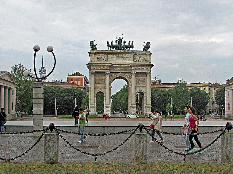 Mailand Sempione Park Triumphbogen