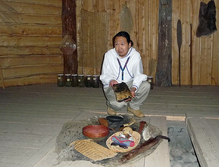 Alaska Anchorage Native Heritage Center innen