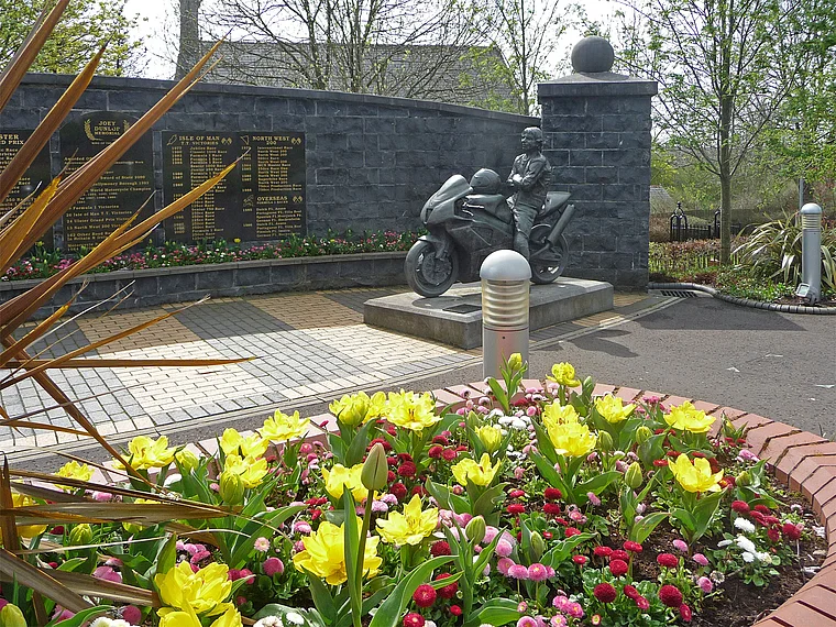 Nordirland Ballymoney Denkmal Joey Dunlop