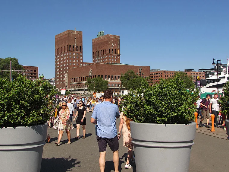 Oslo Rathaus außen