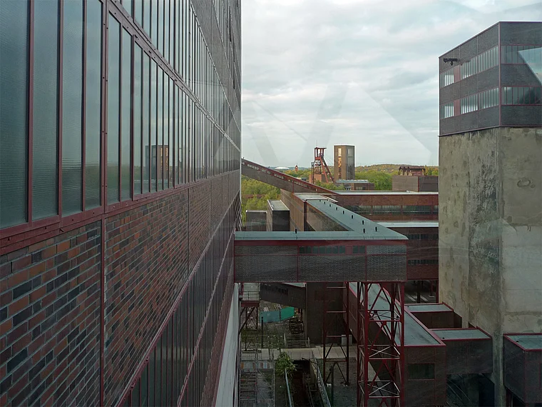 Essen Zeche Zollverein Durchblick