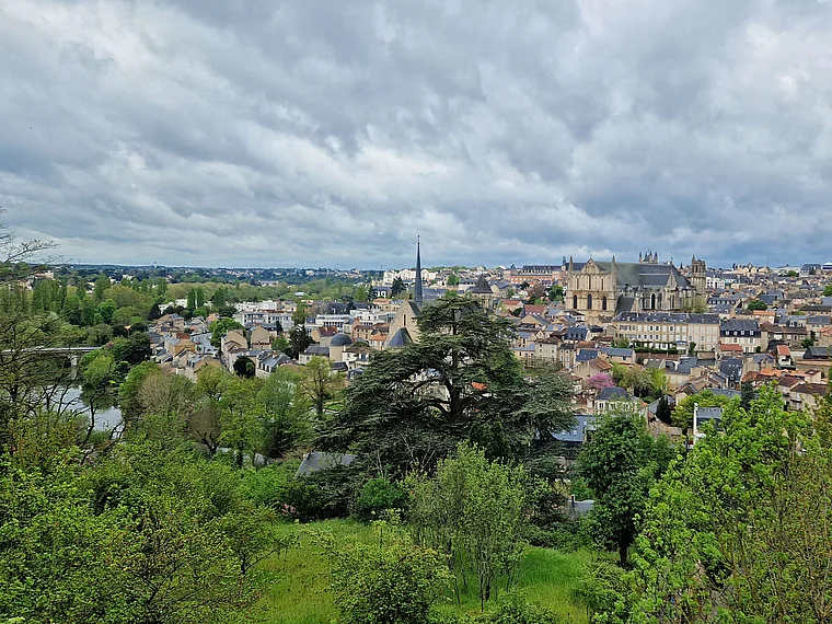 Poitiers Aussicht auf die Altstadt