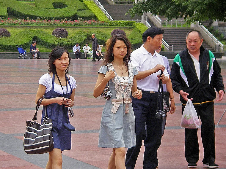 Chongqing schöne Mädchen