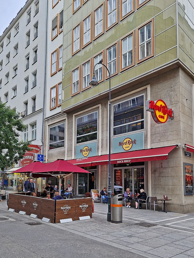 Hard Rock Cafe Wien außen