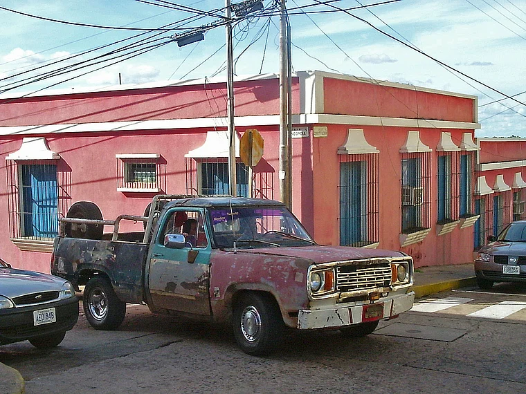 Venezuela Ciudad Bolivar verrosteter Truck