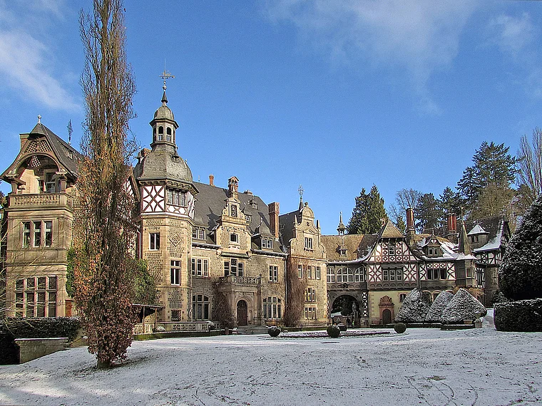 Ebsdorfergrund Schloss Rauischholzhausen Winter