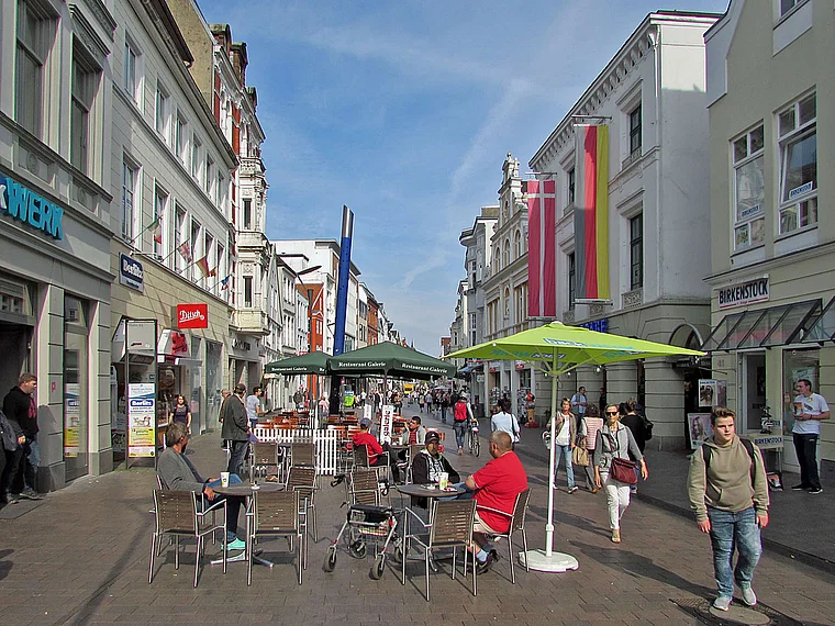 Flensburg Holm Fußgängerzone