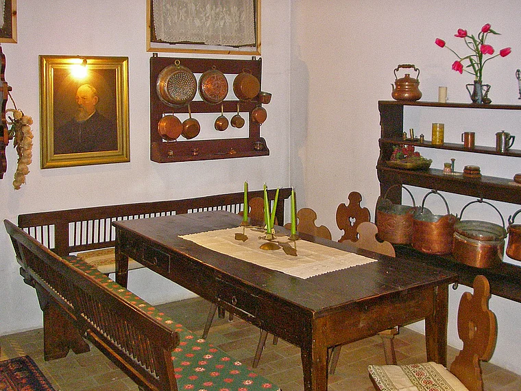 Friaul Ovaro Ferienwohnung Esszimmer