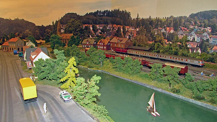 Glauburg Modellbahnhof Vogelsbergbahn