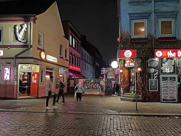 Hamburg Herbertstraße Eingangsbereich