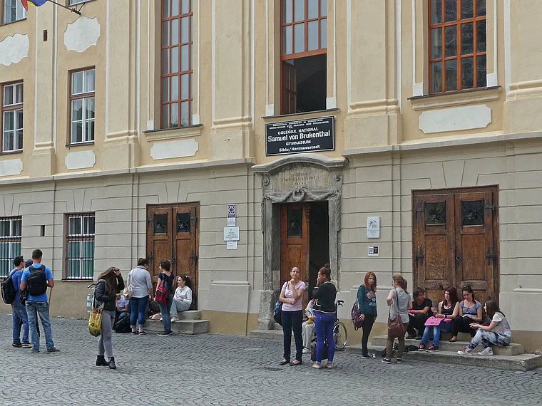 Rumänien Hermannstadt deutschsprachiges Gymnasium