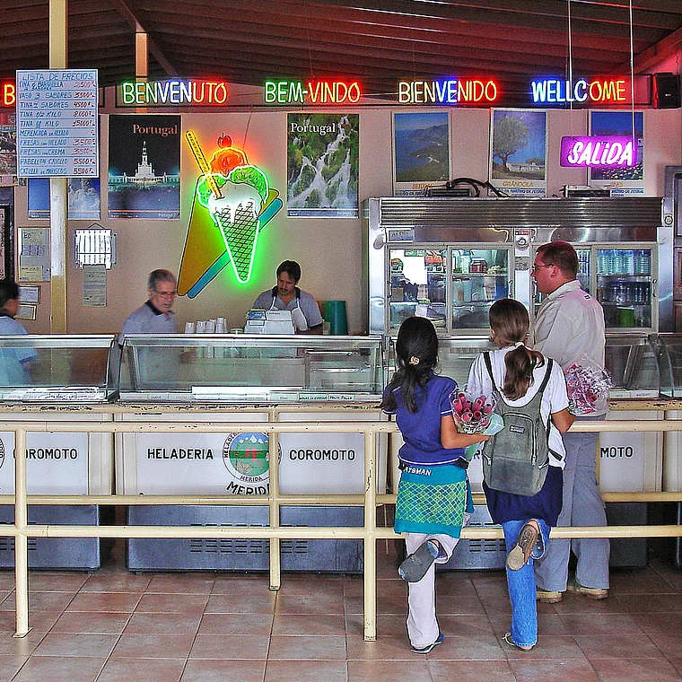 Venezuela Merida Eisdiele Heladeria Coromoto