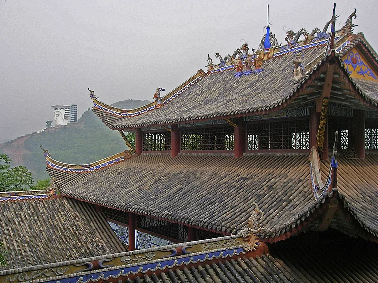 Jangtsekiang Fengdu Dächer