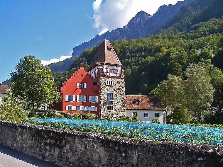 Liechtenstein Vaduz Rotes Haus