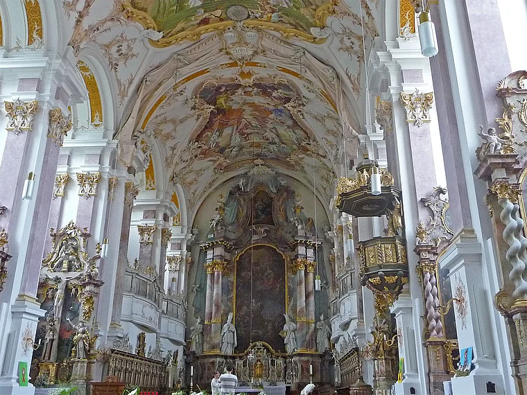 Altenmarkt Bayern Klosterkirche innen