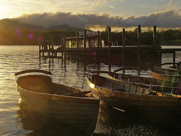 Lake District Derwentwater Sonnenuntergang