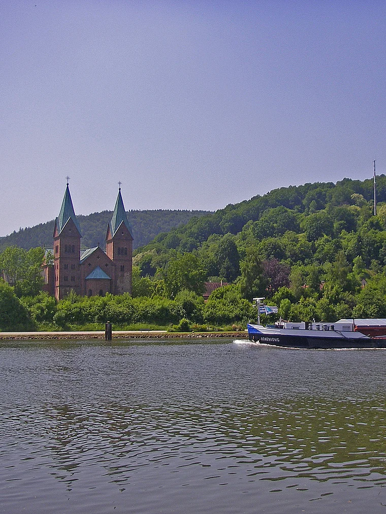 Neustadt Main Kloster von fern