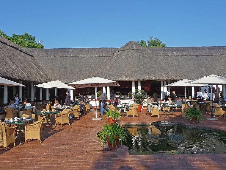 Victoria Falls Hotel Terrasse