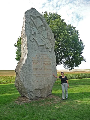 Weinviertel Schlacht auf dem Marchfeld Gedenkstein