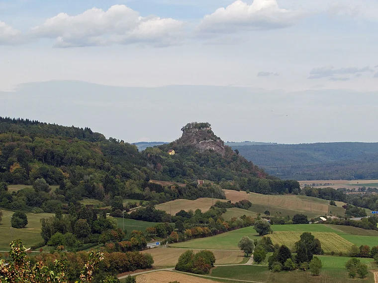 Hohenkrähen Blick von Süden