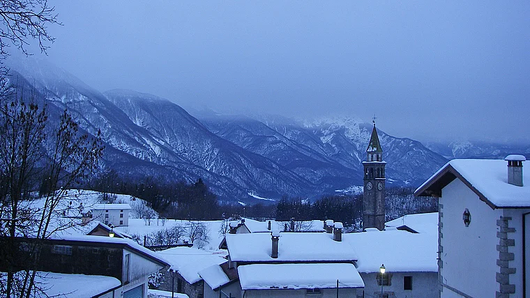 Friaul Ovaro Winter 