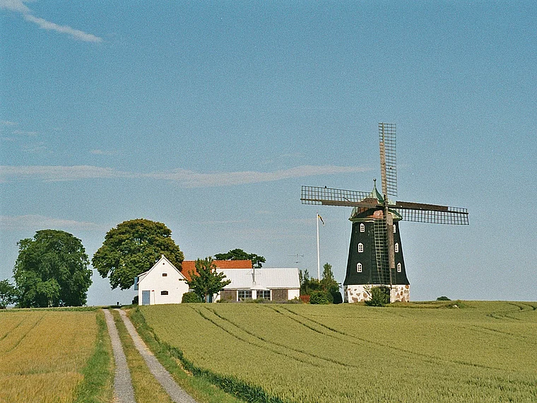Südschweden Hagestad Windmühle