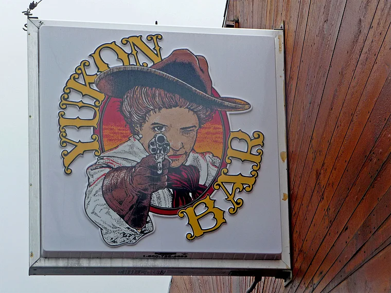 Alaska Seward Yukon Bar Schild