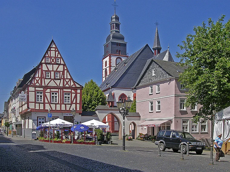 Hunsrück Kirchberg Marktplatz