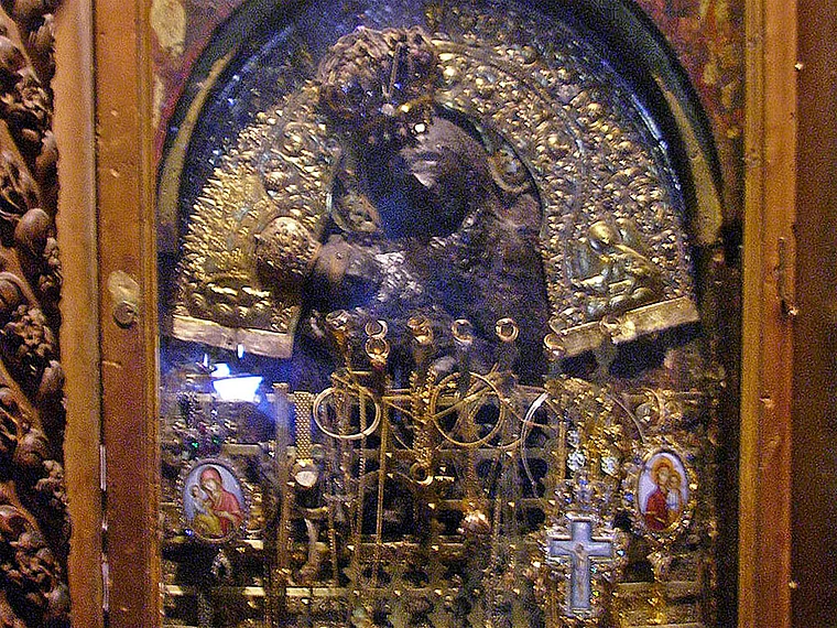 Peloponnes Mega Spileo Schwarze Madonna