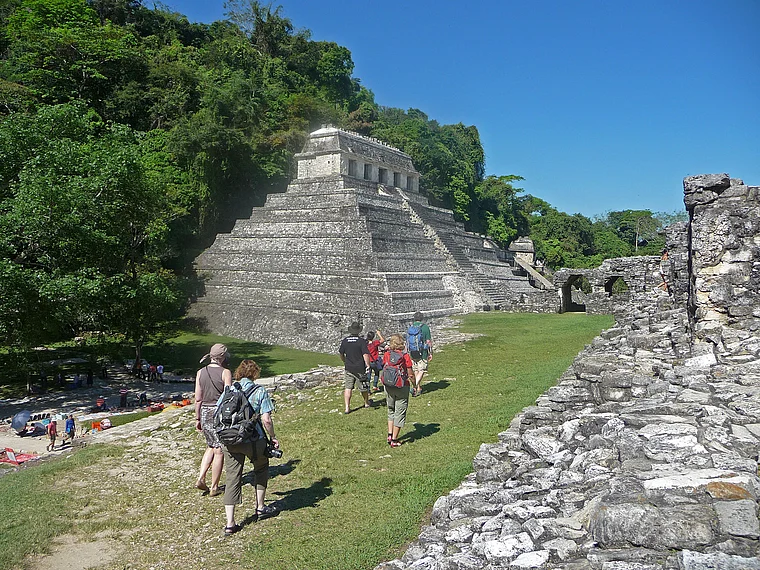 Mexiko Palenque Tempel der Inschriften