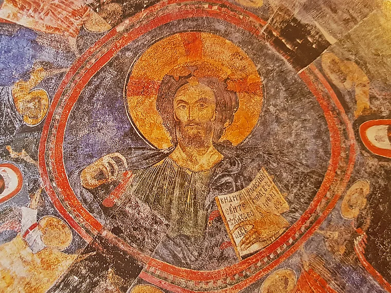 Sofia Bojana Wandmalerei Christus