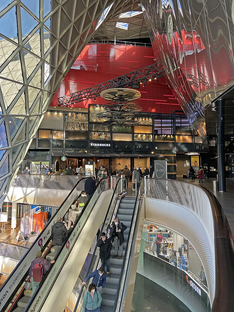 Frankfurt My Zeil Rolltreppe