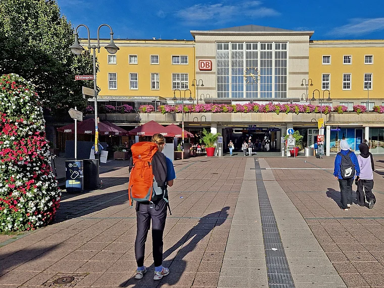 Fulda Bahnhof außen