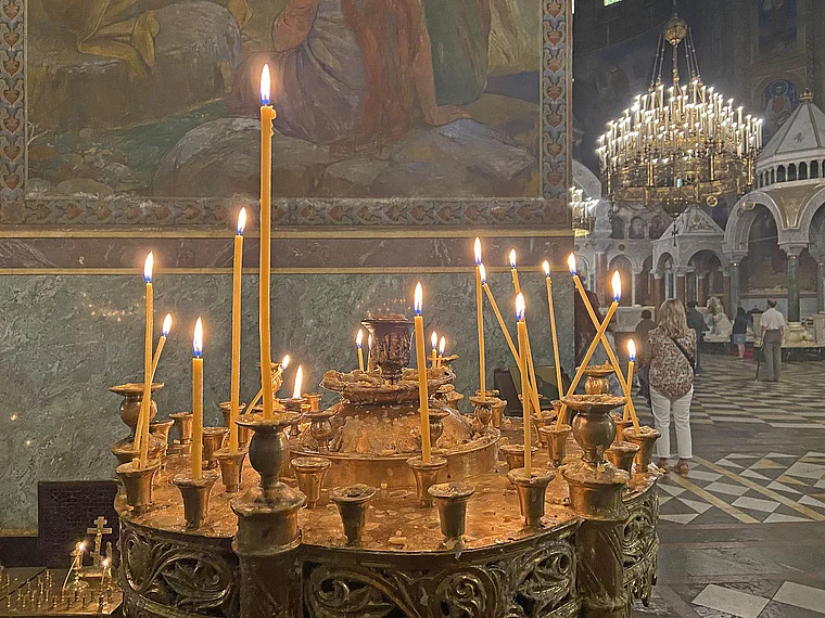 Sofia Alexander Newski Kathedrale innen