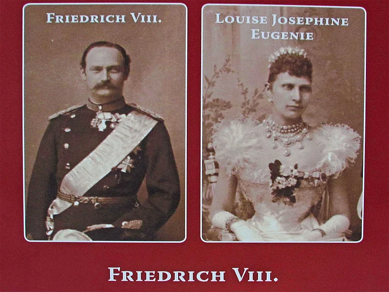 Glücksburg Schloss Frederik und Louise Josephine Eugenie