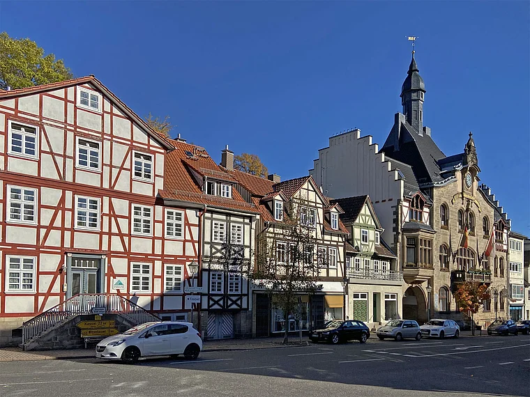 Großalmerode Marktplatz Rathaus