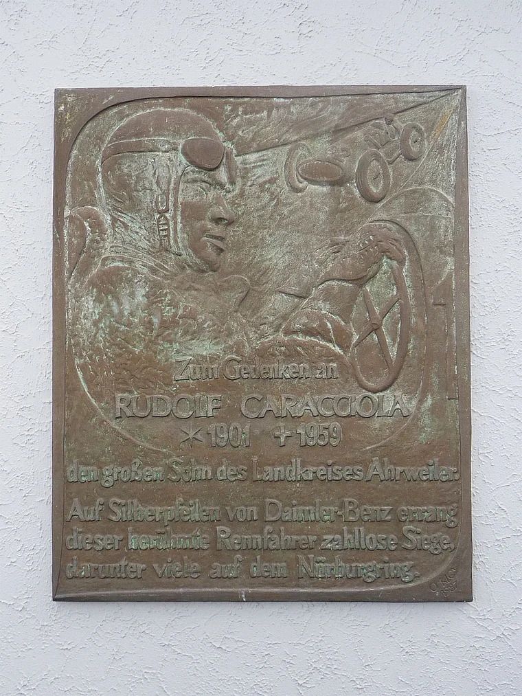 Nürburgring Gedenktafel Caracciola