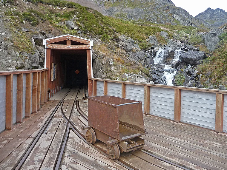 Alaska Independence Mine Bergwerksbahn Lore