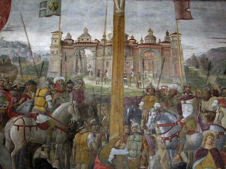Mailand Santa Maria delle Grazie Gemälde Kreuzigung