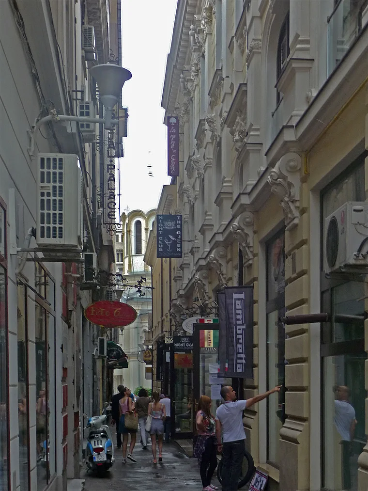 Bukarest Altstadtgasse