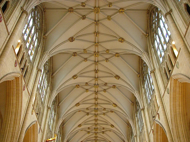 York Münster Deckengewölbe