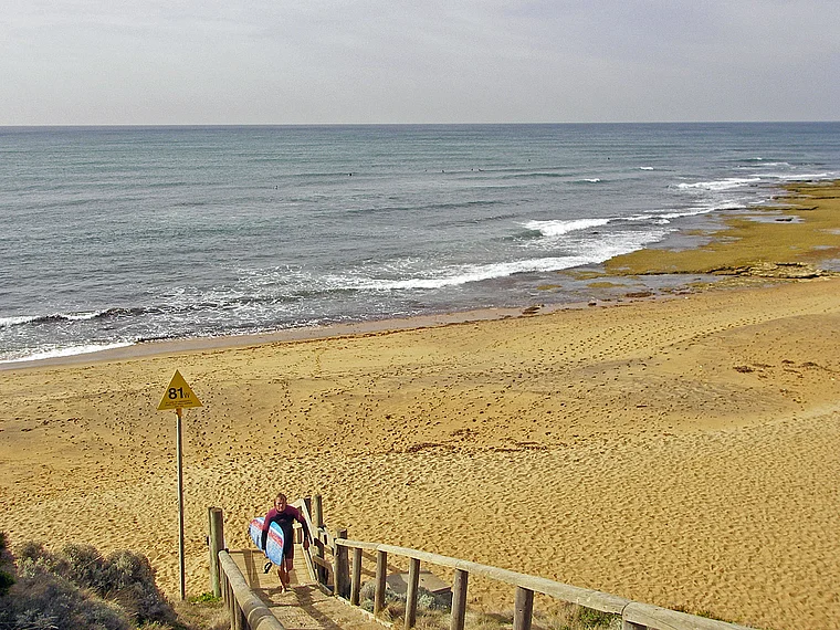 Australien Bells Beach von oben
