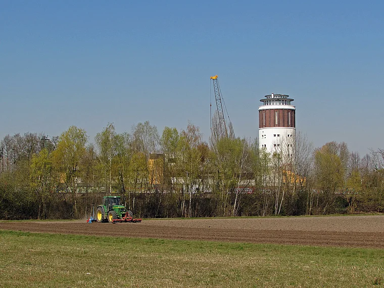 Groß-Gerau Wasserturm von fern