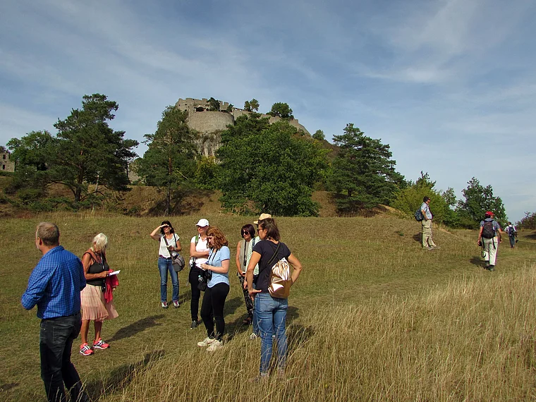 Festung Hohentwiel Wanderer