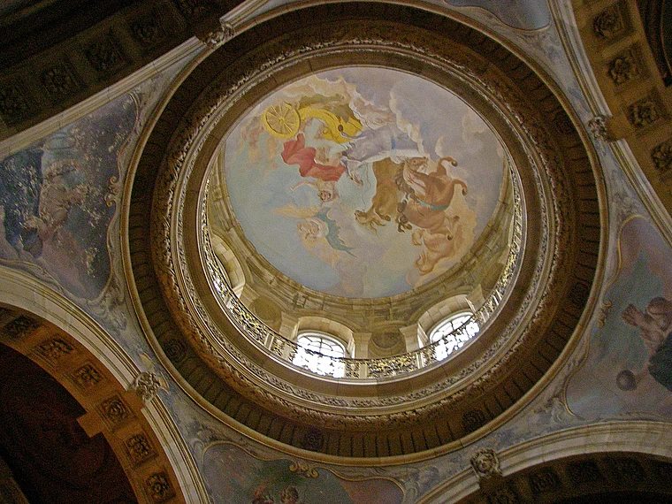 Yorkshire Castle Howard Kuppel von unten