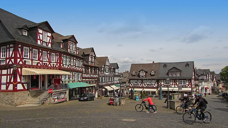Braunfels Marktplatz Fachwerk