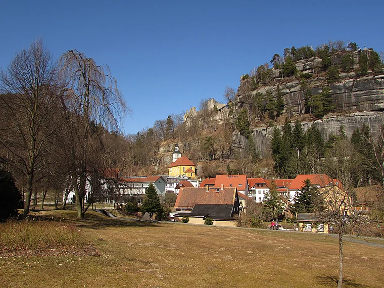 Oybin Zittauer Gebirge Totale
